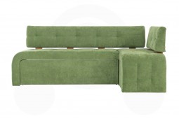 Кухонный угловой диван со спальным местом зеленый Бристоль 7к